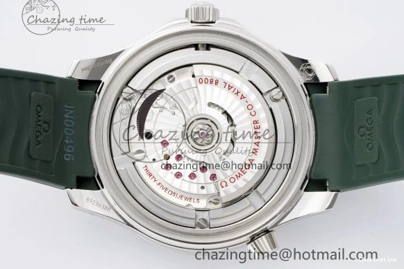 0321 Effortless Seamaster Diver 300M VSF 1:1 Best Edition Green Ceramic Green Dial on Green Rubber Strap A8800 V 7827